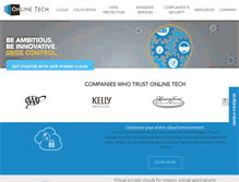 Tablet Screenshot of onlinetech.com